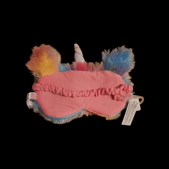 Colorful Unicorn Sleep Mask and Scrunchie Set - Picture 2 of 4